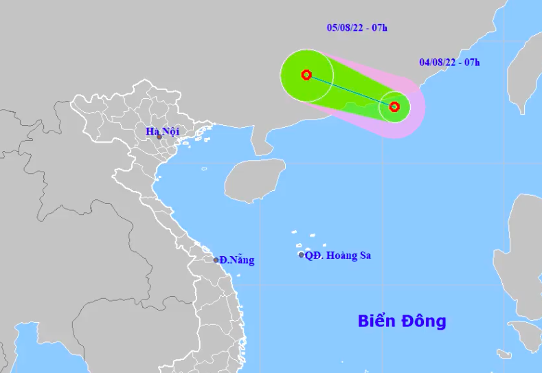 Áp thấp nhiệt đới hình thành trên biển Đông