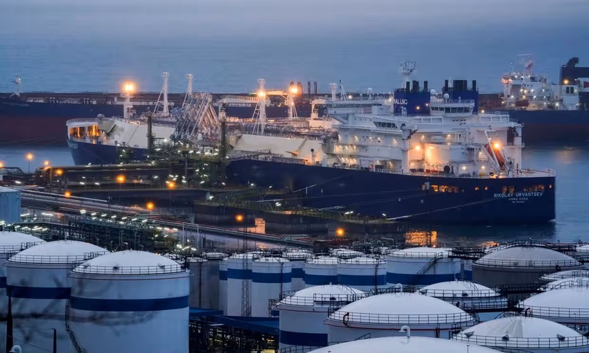 Nhập khẩu khí LNG Nga vào châu Âu tăng 40%